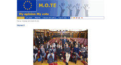 Desktop Screenshot of myopinionmyvote.eu